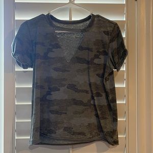 barely worn army green top!